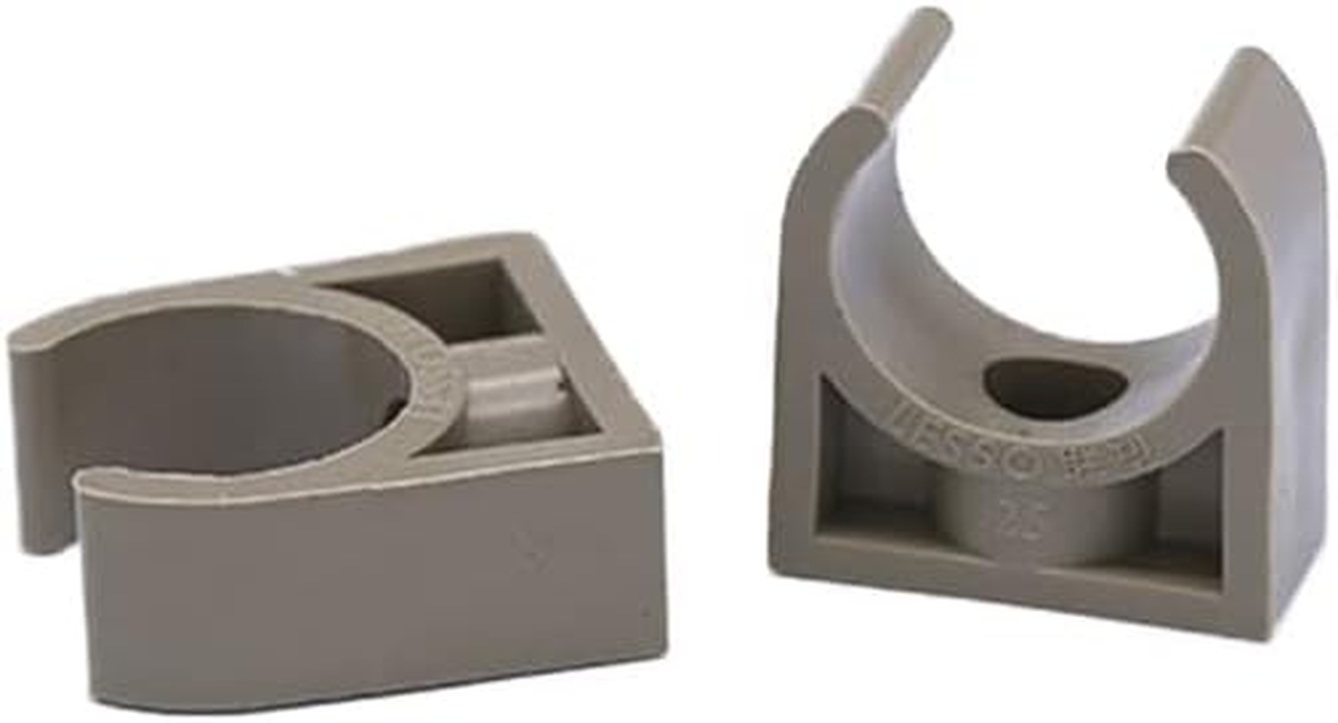 10Pcs 40Mm DN32 PPR U Type Pipe Clamps, Hose Hanger Support Water Pipe Fixed Clips Duct Fittings
