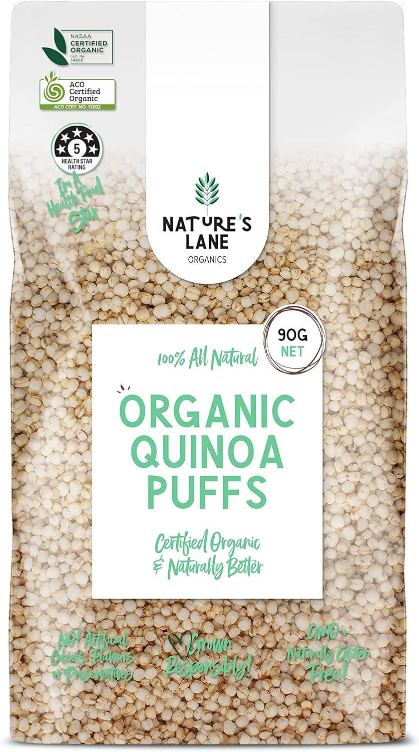 Natures Lane Organics Quinoa Puffs 90 G