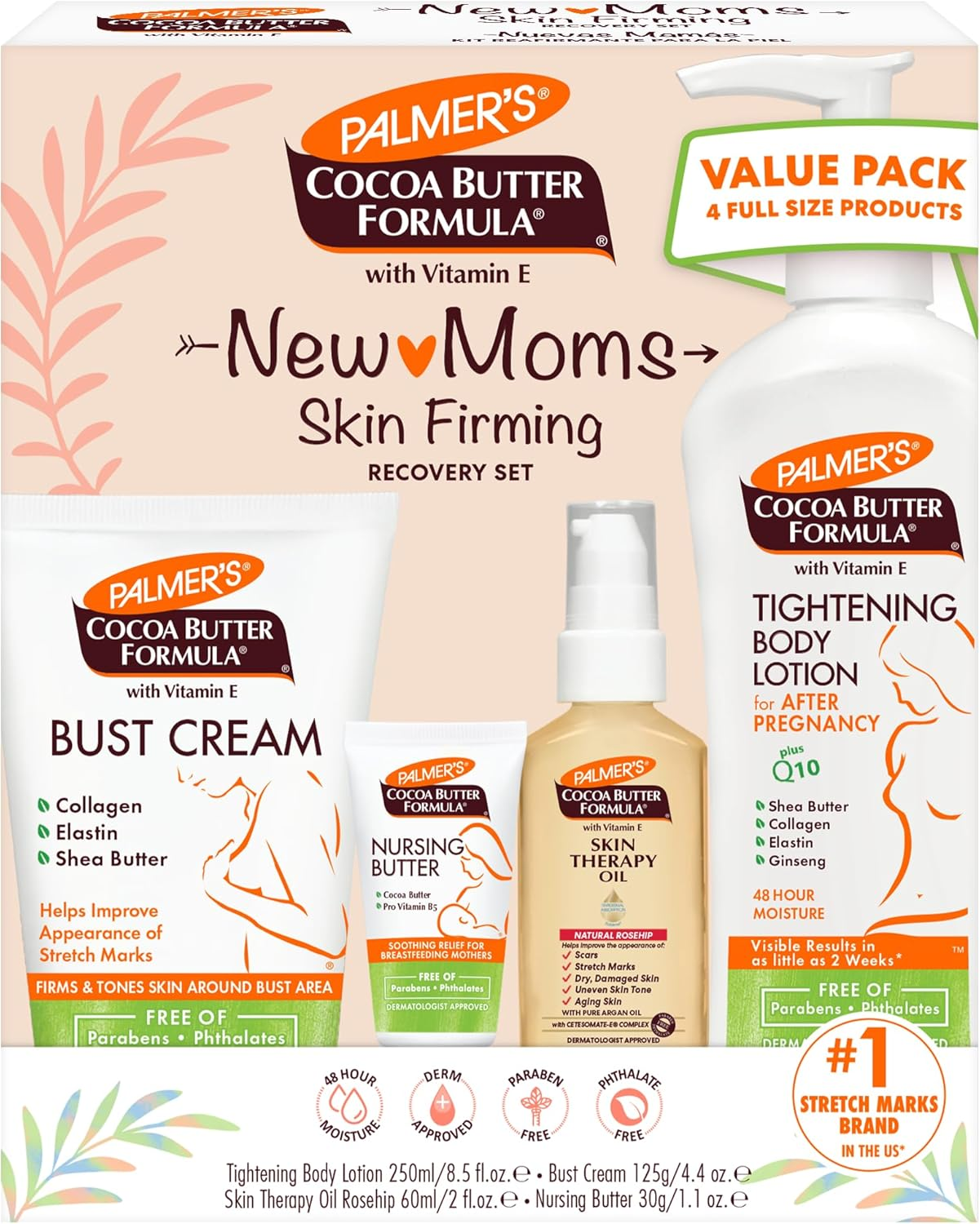 PALMER'S Cocoa Butter Formula New Moms Skin Recovery Set image number 3