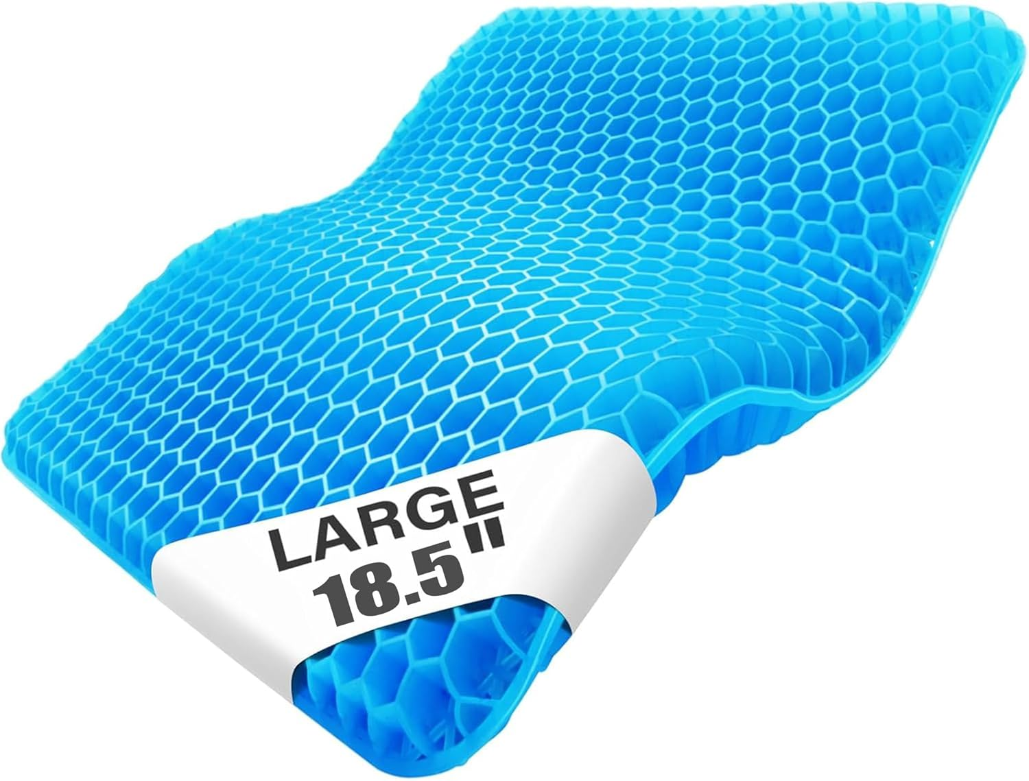 Gel Seat Cushion for Long Sitting (Thick & Extra Large), Gel Cushion for Wheelchair Soft, Gel Chair Cushion, Gel Car Seat Cushion Breathable, Gel Seat Cushion for Office Chair for Hip Pain image number 5