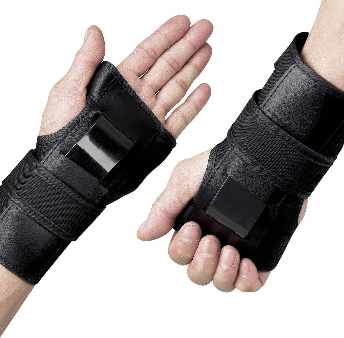 Wrist Guards with Palm Protection Pads for Adults and Kids, Adjustable Wrist Palms Protective Gear for Skateboarding, Longboarding, Roller Blading, Inline Skating, Snowboarding image number 5