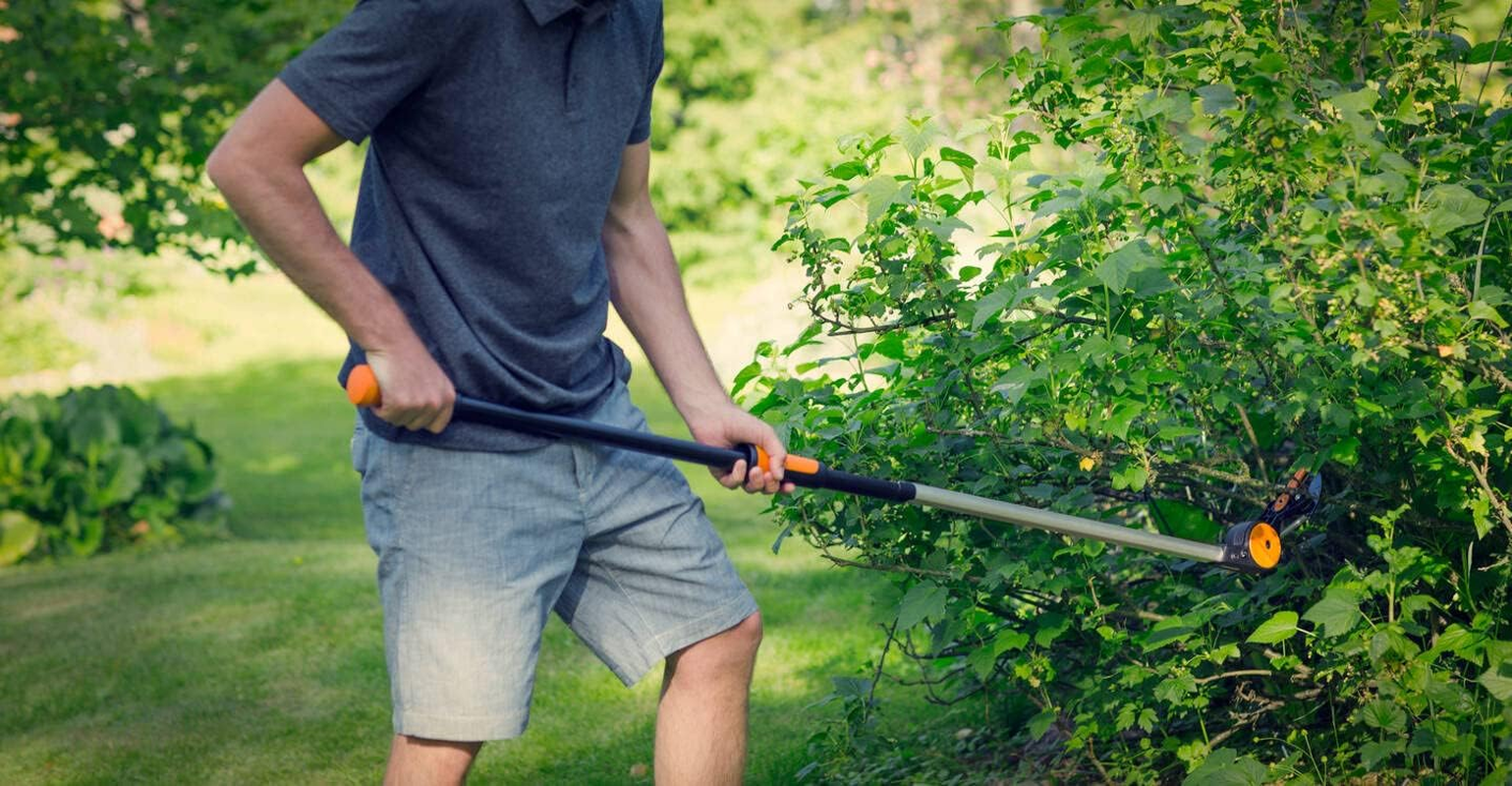 Fiskars Original Replacement Handle and Rope for Fiskars Bypass Telescopic Tree Pruner UPX82, Black/Orange, 1026297 image number 5