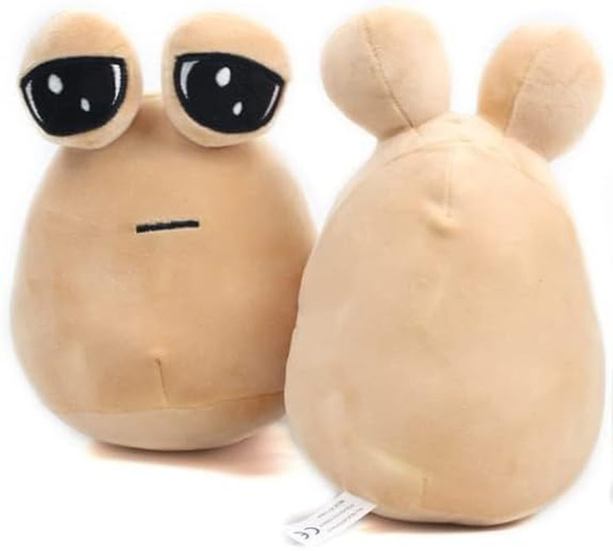 8.6In Alien Pou Plush Toy,Cute Emotion Alien Plushie Stuffed Animal Pillow Christmas Birthday Gifts for Boys and Girls (2Pcs Alien Plush Toy)