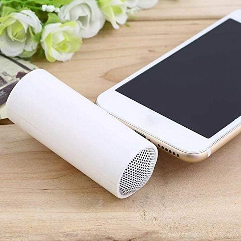 3.5Mm Jack Stereo Mini Speaker Portable MP3 Music Player Speaker Amplifier Loudspeaker for Mobile Phone Tablet Pc-White - White image number 4