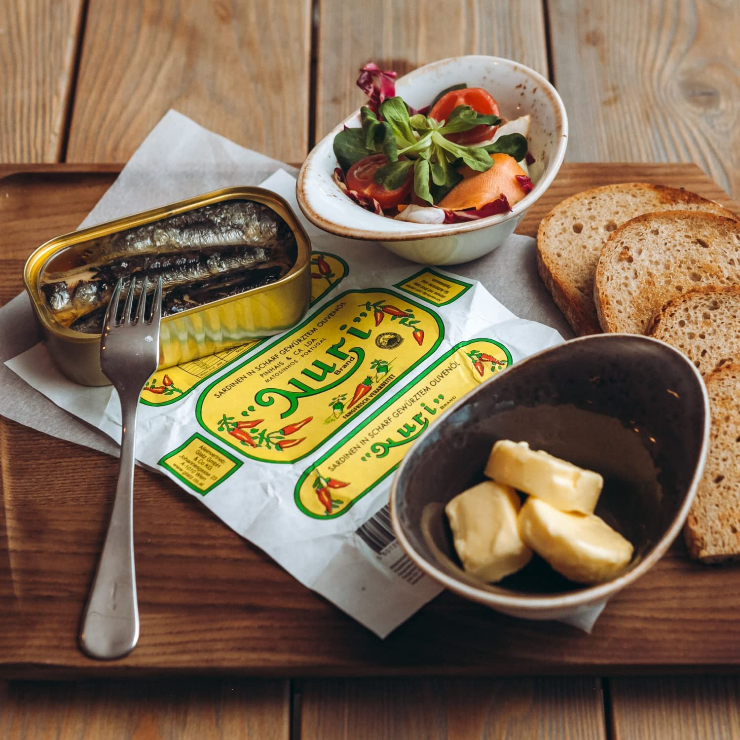 Nuri Brand Spiced Sardines in Olive Oil, 4 Pack, 125G Ea. Delicious Portuguese Sardines for Salads, Toast and More. image number 2