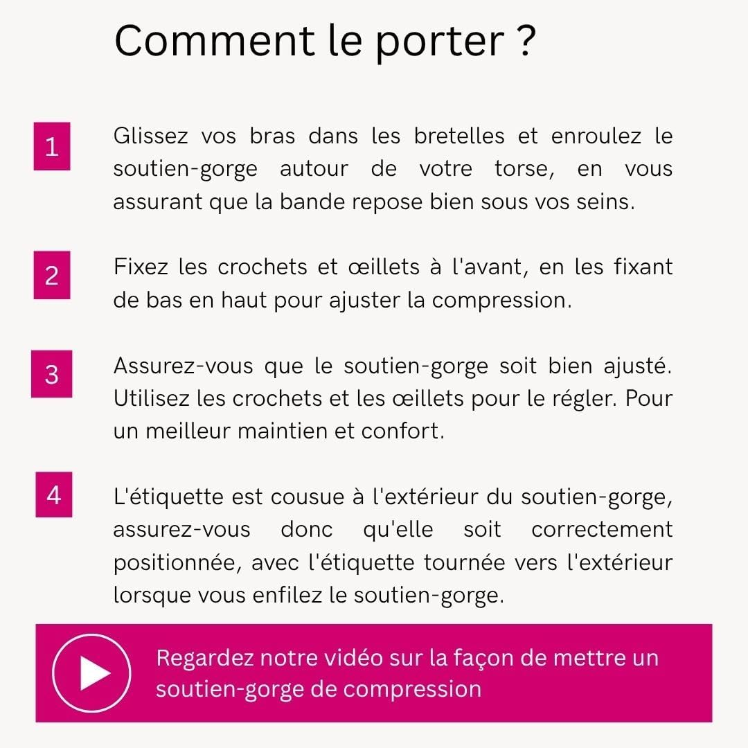 LIPOELASTIC PI Active - Medical Post Surgery Cotton Bra - Front Closure & Seamless Cups image number 2