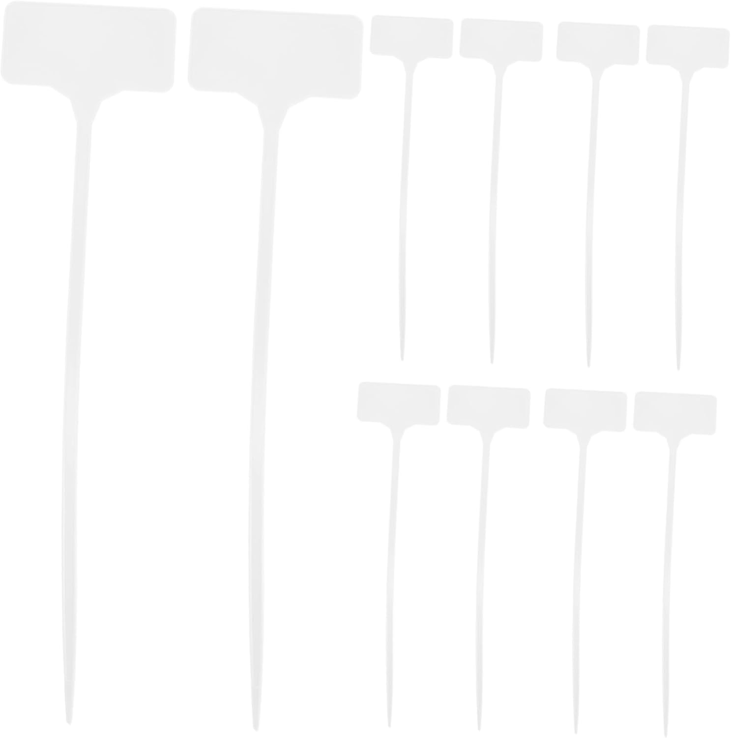 ROMISBABA 50Pcs Plant Markers Shaped Garden Labels for Use Easy to Write for Home Gardening Plant Supplies