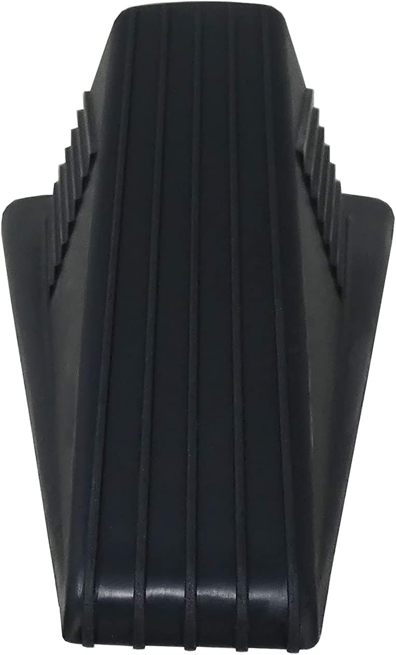 3762E Heavy Duty Jumbo Hard Plastic Door Wedge, Black image number 1
