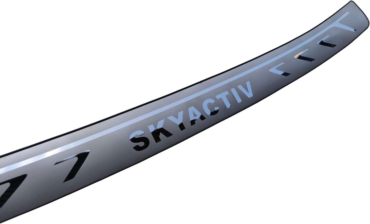 Luyhok Car Stainless Steel Rear Bumper Protector, for Mazda CX60 CX-60 Accessories, Auto Parts Tailgate Back Trunk Door Sill Cover Scuff Plate Strip Guard Protection image number 4