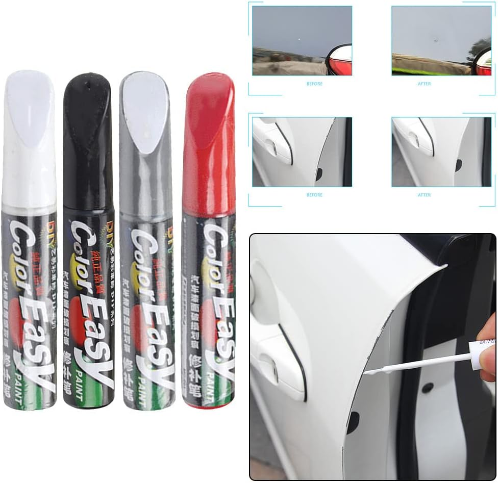 Car Scratch Remover Pen,Quick and Easy Fill Paint Pen | Car Paint Scratch Repair, Auto Paint for Erase Car Scratches, 12Ml Special-Purpose Paint Touch-Up Pen for Cars Hoffti