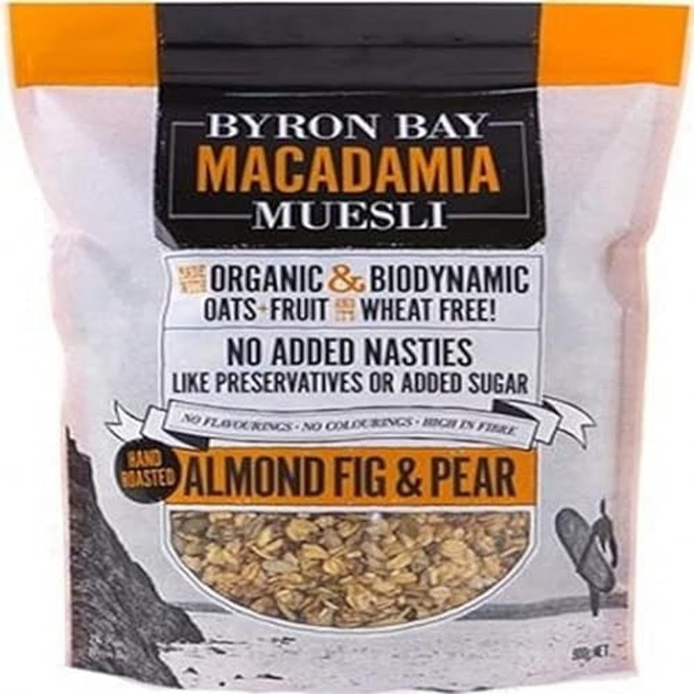 Byron Bay Macadamia Almond Fig and Pear Muesli 2 Kg
