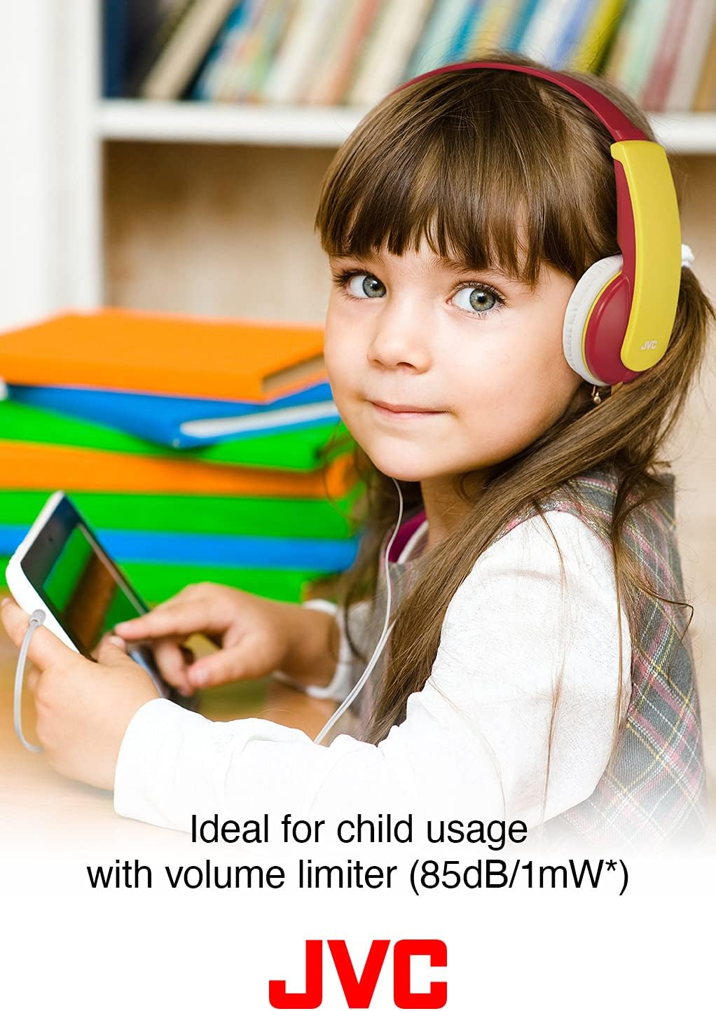 JVC HAKD5R Kids Headphones - Red - Lila-Violett image number 7