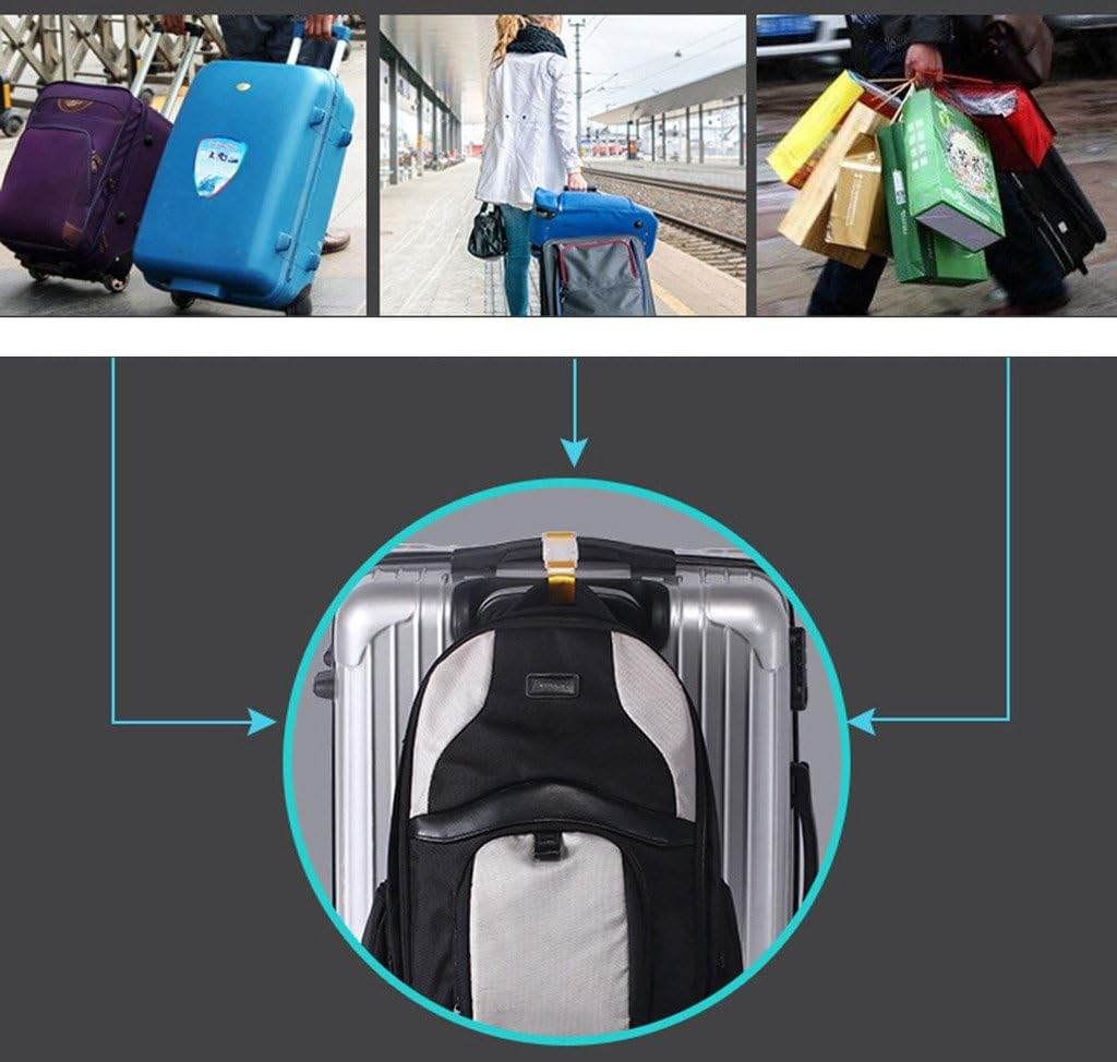 COMVIP Nylon Add-A-Bag Luggage Strap Belt Suitcase Travel Accessories Green