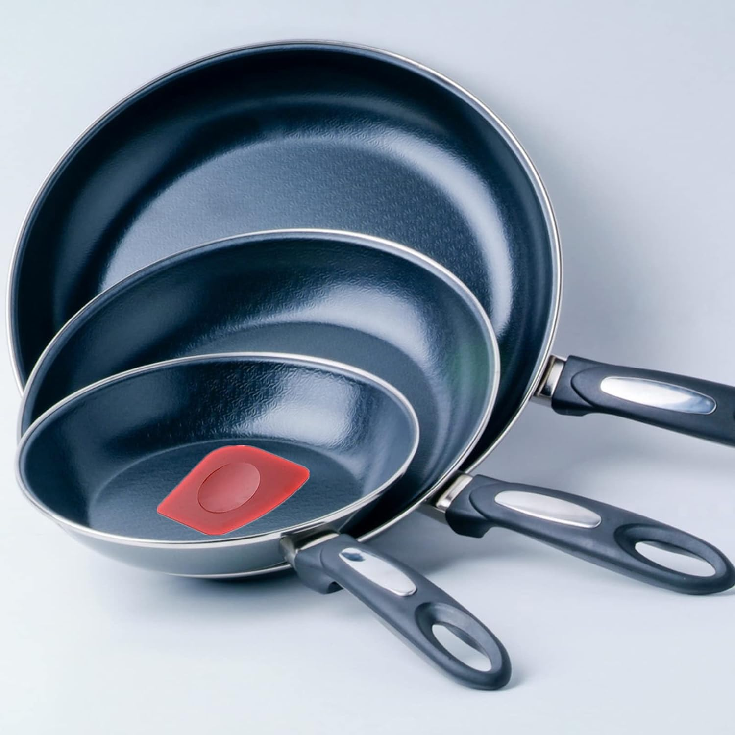 Grill Pan Scrapers Set,Plastic Grill&Pan Cleaner Utensil Black and Red BBQ Tool Durable Set for Cast Iron Skillet, Grill Pans, Frying Pans, Wok, Cookware-4Pcs image number 2