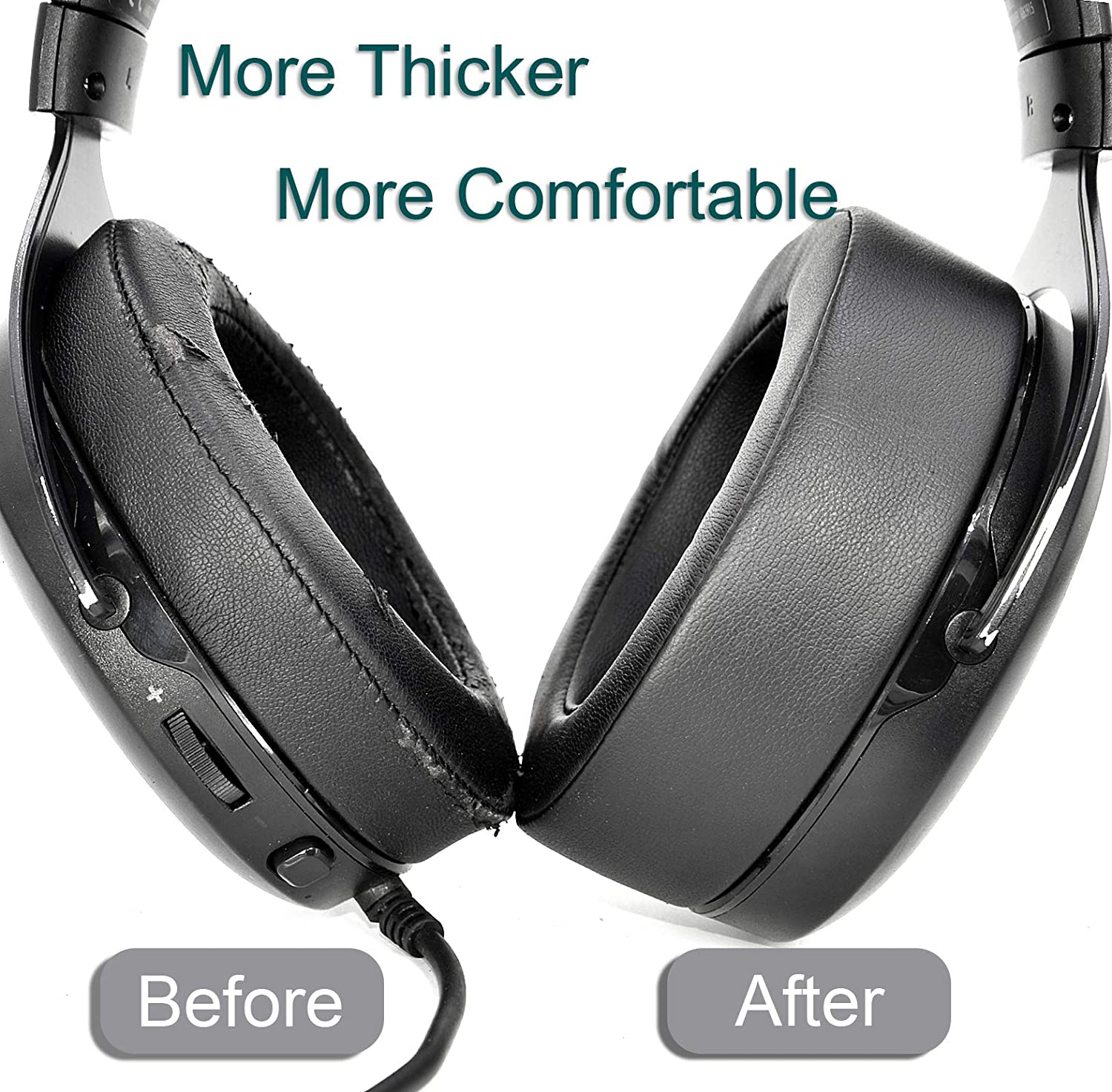 Defean Replacement Ear Pads Cushion Compatible with Corsair HS50 Pro HS60 HS70 Headphone image number 2