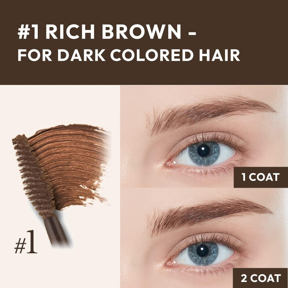 Etude House Color My Brows Mascara - Rich Brown image number 2