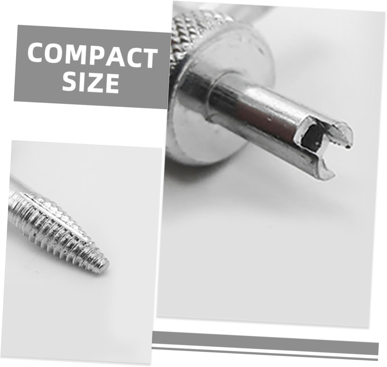 Kisangel 2Sets Tire Valve Tool Quick Valve Core Removal for Car Suv Truck Automotive Maintenance Kit image number 6