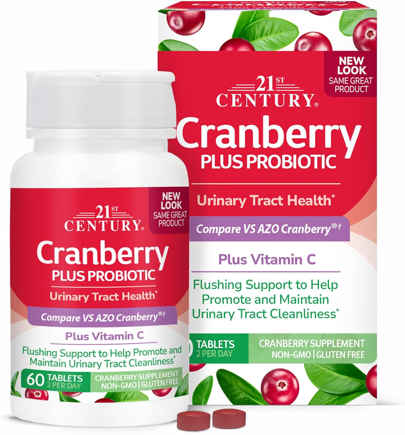 21St Century Cranberry plus Probiotic Tablets, 60 Count image number 5
