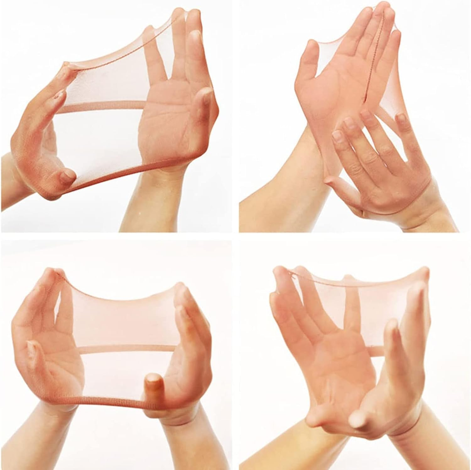 TAVVKE Wig Caps for Women - Nylon Wig Caps for Lace Front Wig Stocking Caps for Wigs Nude Wig Cap 20 Pcs (Light Brown) - Light Brown image number 2