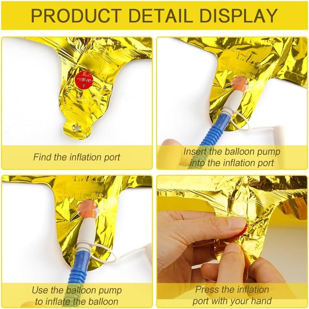 Suithink 40 Inch Giant Number Balloons Foil Digital Balloon for Birthday Anniversary Party Festival Decorations (4) image number 4