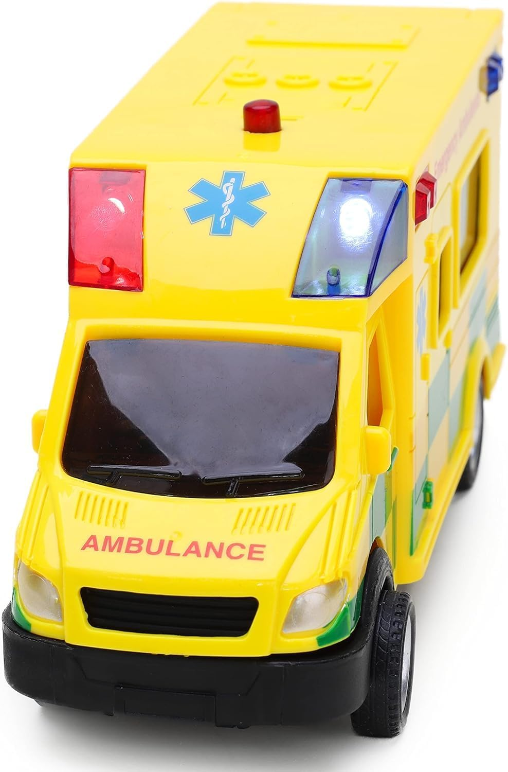 Toyland&reg; Emergency Ambulance Toy with Light and Sound - 1:40 Scale - Toy Vehicle - - Ages 3+ image number 3