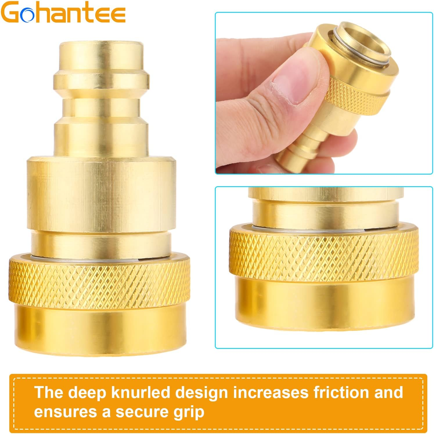 Gohantee R134A to R1234Yf Adapter, R1234Yf Conversion Kit, Air Conditioner R134A to R1234Yf Quick Adapter Adjustable High and Low Voltage Connector Compatible with R1234Yf Refrigerant System image number 4