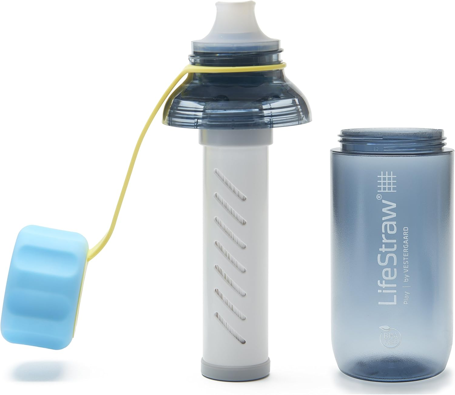 Lifestraw Play Kids Water Filter Bottle with 2-Stage Integrated Filter Straw for Safe and Clean Drinking Water image number 3
