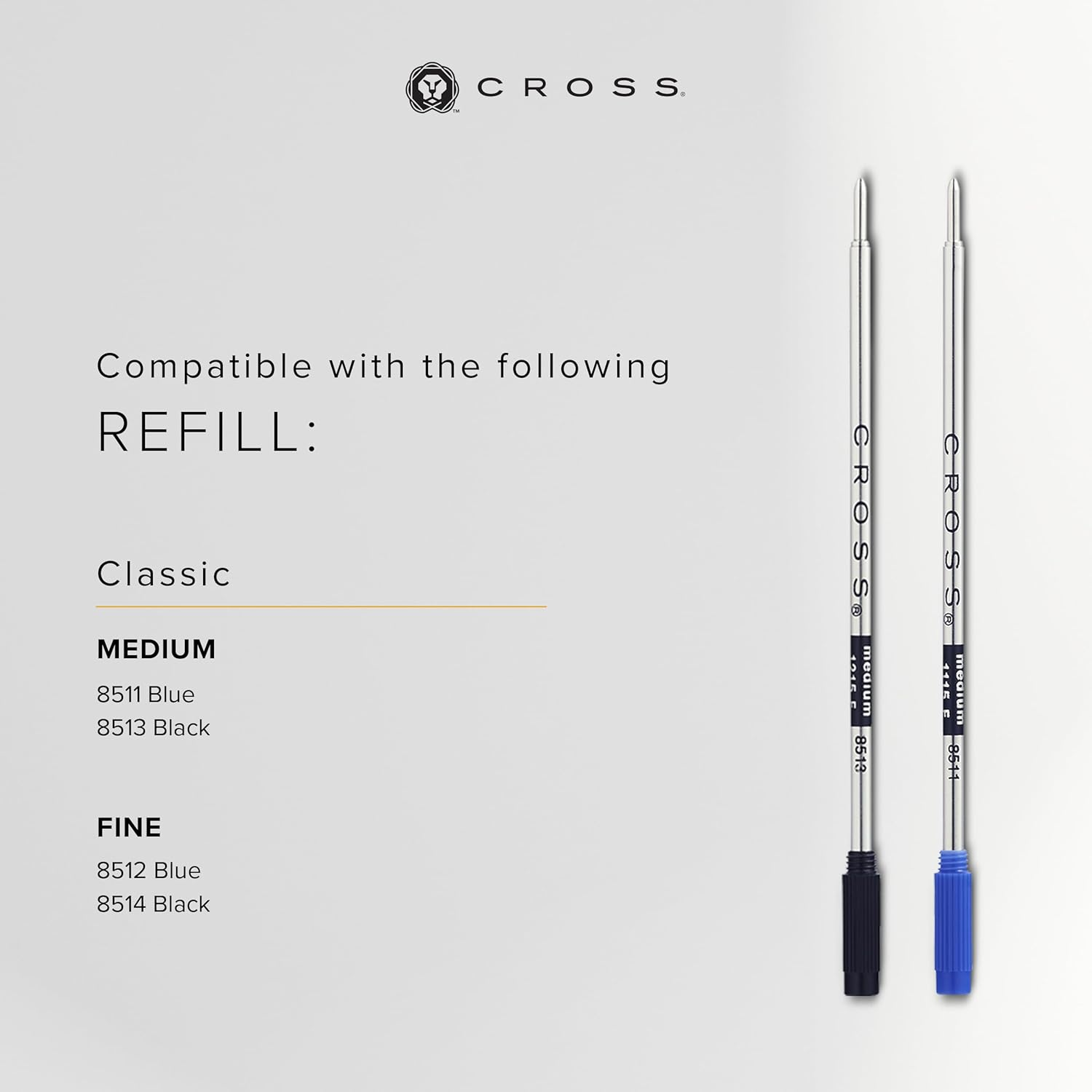 Cross Coventry Ballpoint Pen, Blue Lacquer with Chrome Finish image number 7