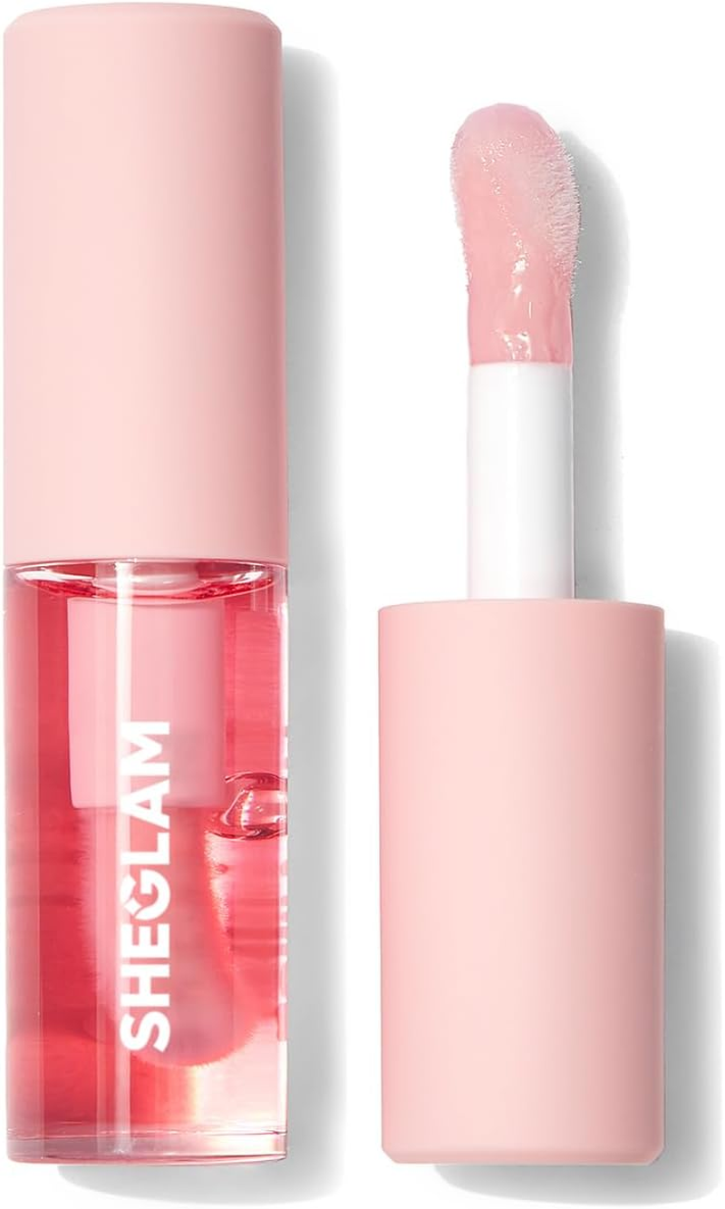 SHEGLAM Jelly Wow Hydrating Non-Sticky Lip Oil Moisturizing Plumping Lip Gloss - Berry Involved