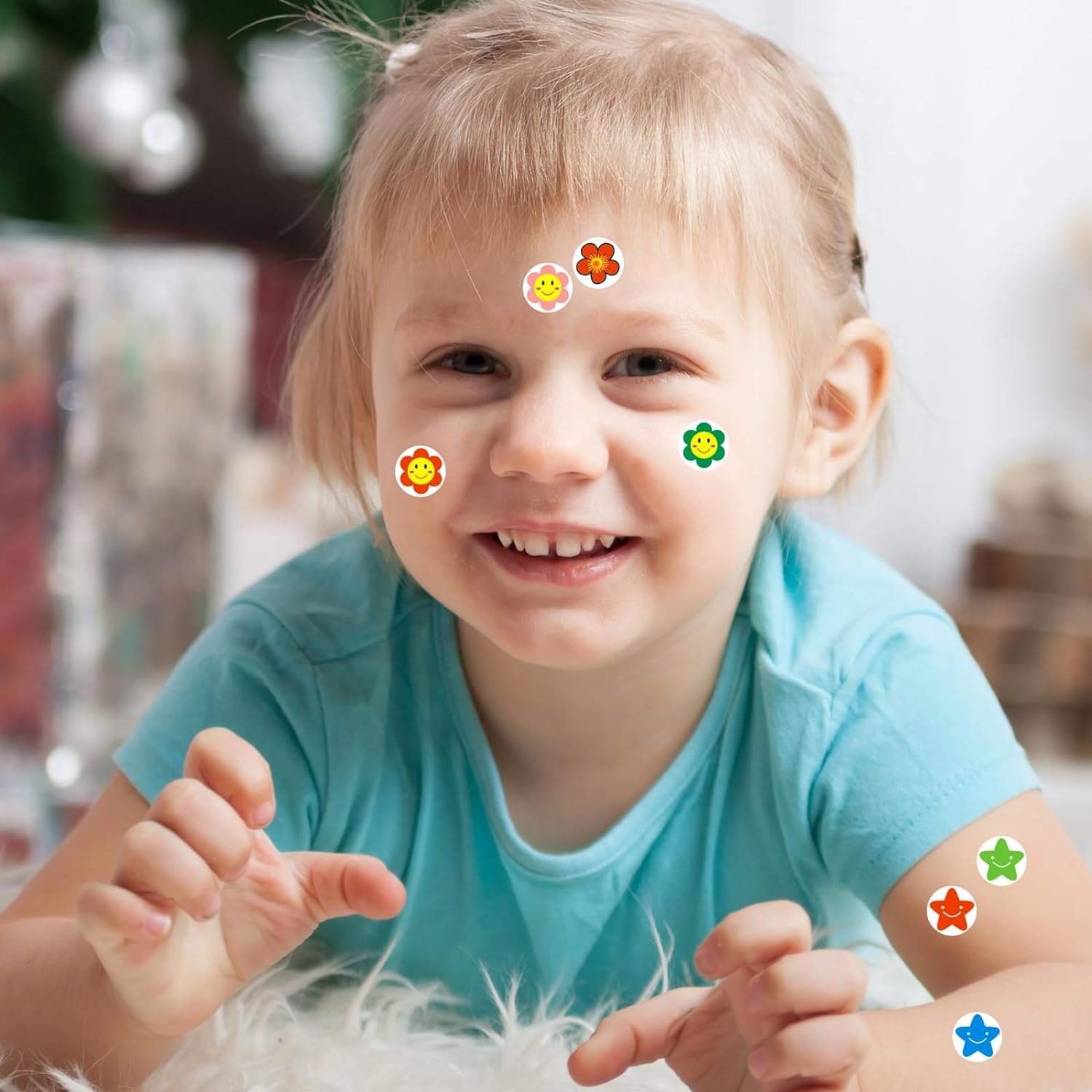 Incentive Reward Chart for Classroom Home Behavior for Kids Students, 2100 Pieces Star Stickers,Children Behavior,Kids Incentive Reward,Children'S Handmade Scrapbook Decoration. image number 2