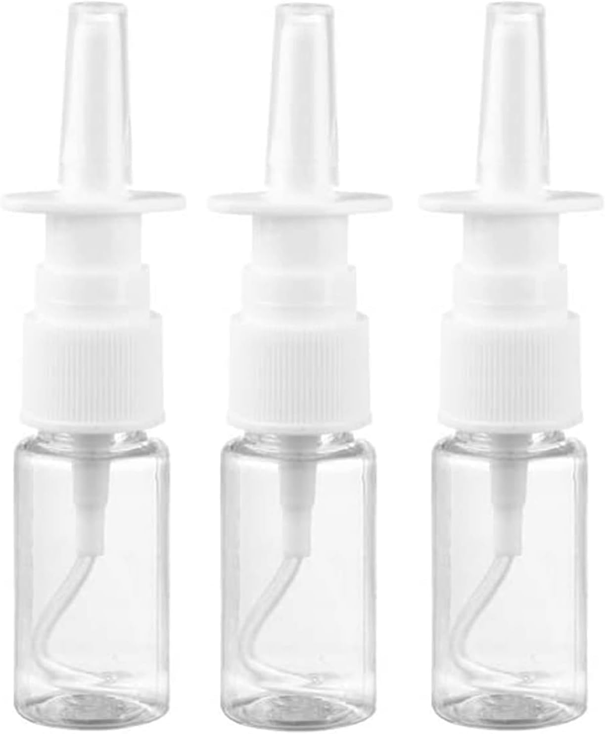 3-Pack 30Ml Empty Nasal Spray Bottles &ndash; Refillable Plastic Mist Sprayer for Saline Solution, Aromatherapy & Travel | Leak-Proof Fine Mist Pump image number 5