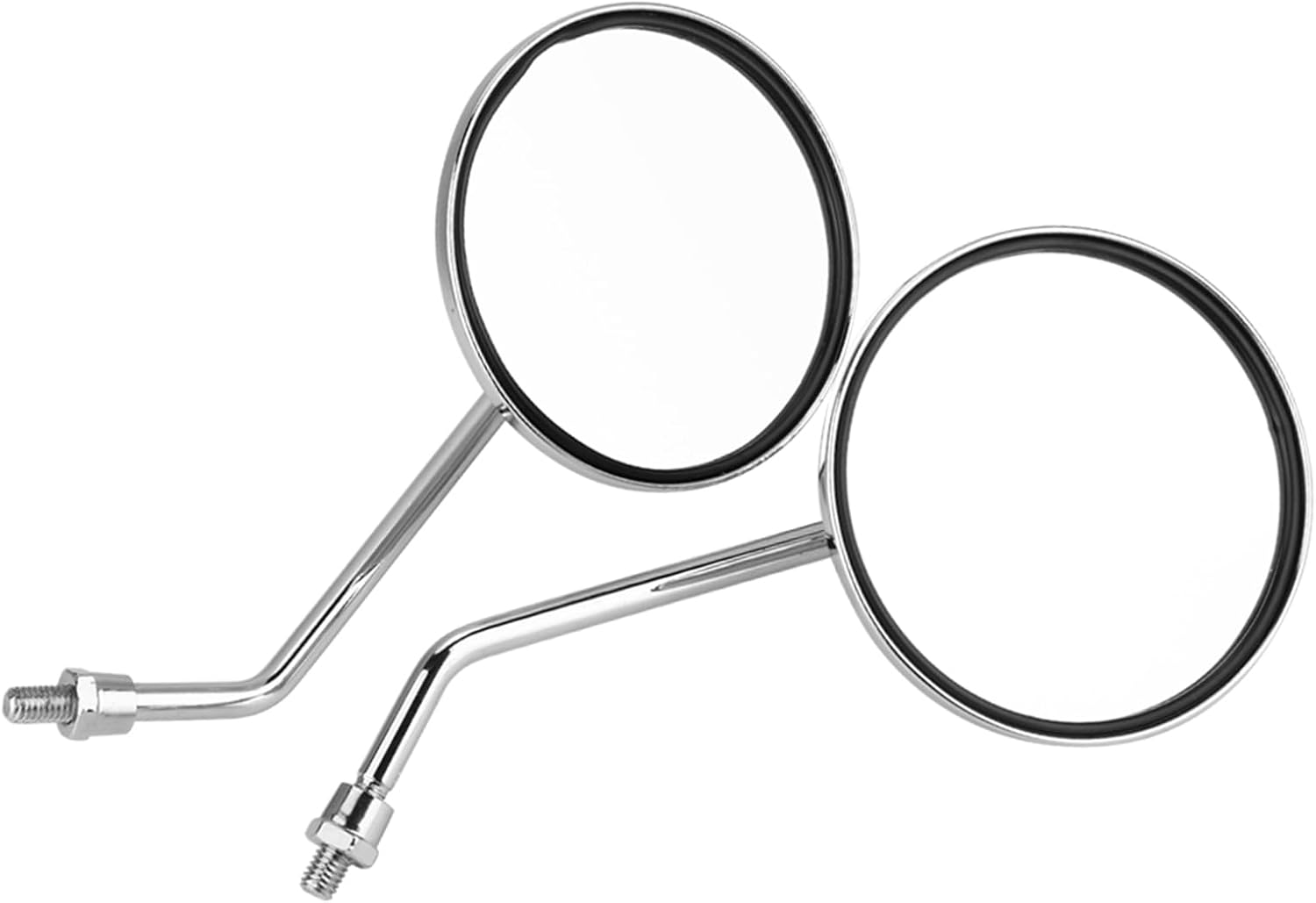 Adjustable Large round Motorcycle Rearview Mirrors for Clear Rear Side Vision, Practical and Convenient Installation, Universal Fit image number 6