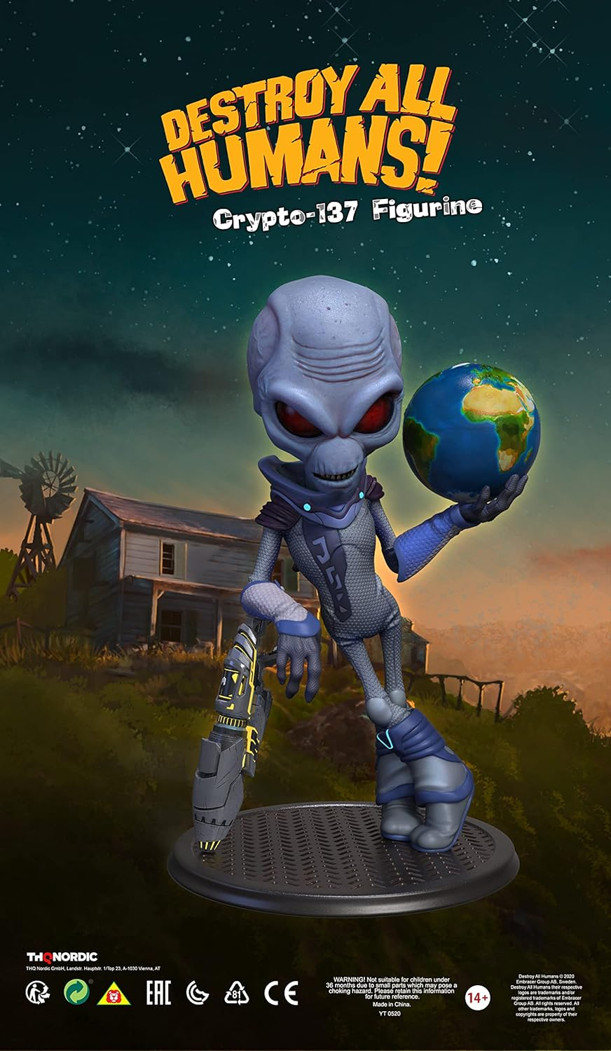 DESTROY ALL HUMANS CRYPTO STATUE image number 2