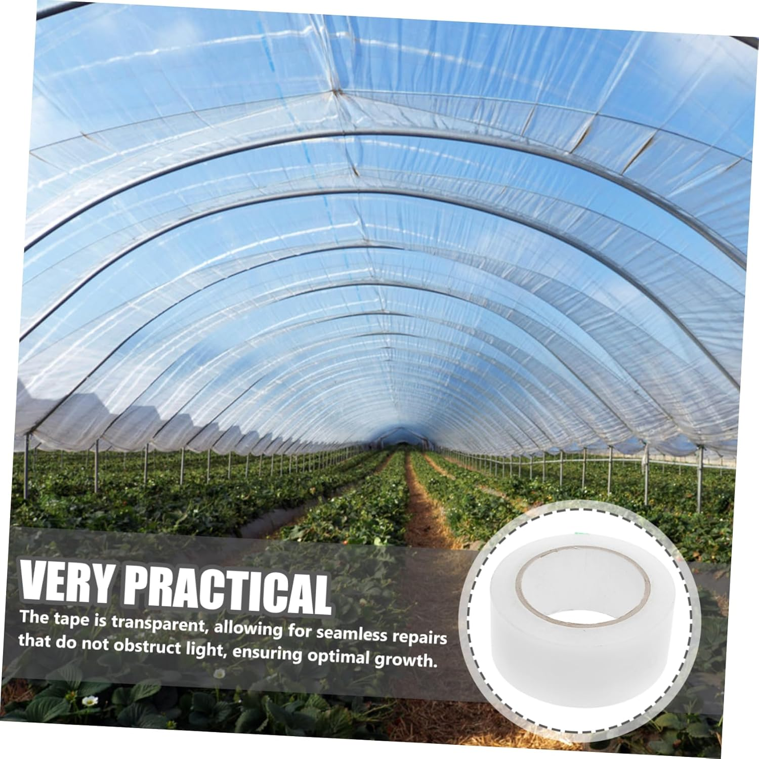 CANIGHT Sticky Adhesive Tape for Greenhouse Film 25M Double-Sided Tape Weatherproof Adhesive Patch Maintenance image number 3