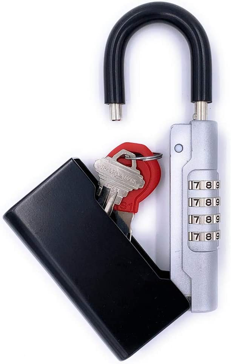 Bosvision Key-Guard Key Lock Box Combination Padlock for Key Storage/Key Safe