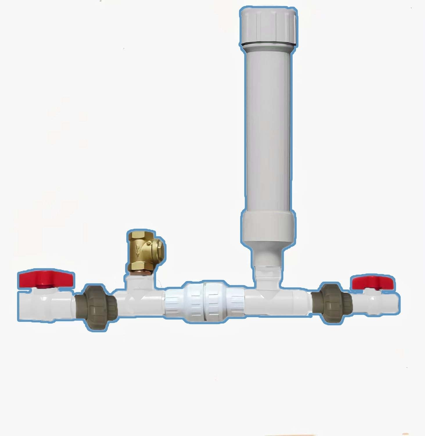 Modern Black Hydraulic Ram Pump, No Power Required, Water Flow Use Only, Pump Water without Fuel or Electricity (3/4(0.75)") image number 4