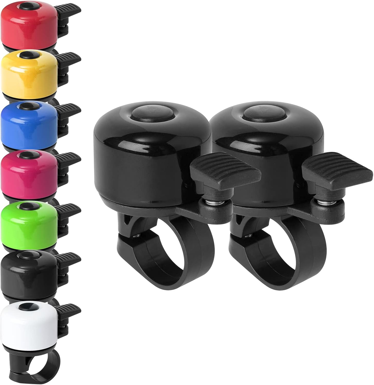 Bike Bell with Loud Melodious Sound Classic Mini Bicycle Bell for Kids Adults Bike Horn for Road, Mountain Bike for Scooter, MTB, BMX