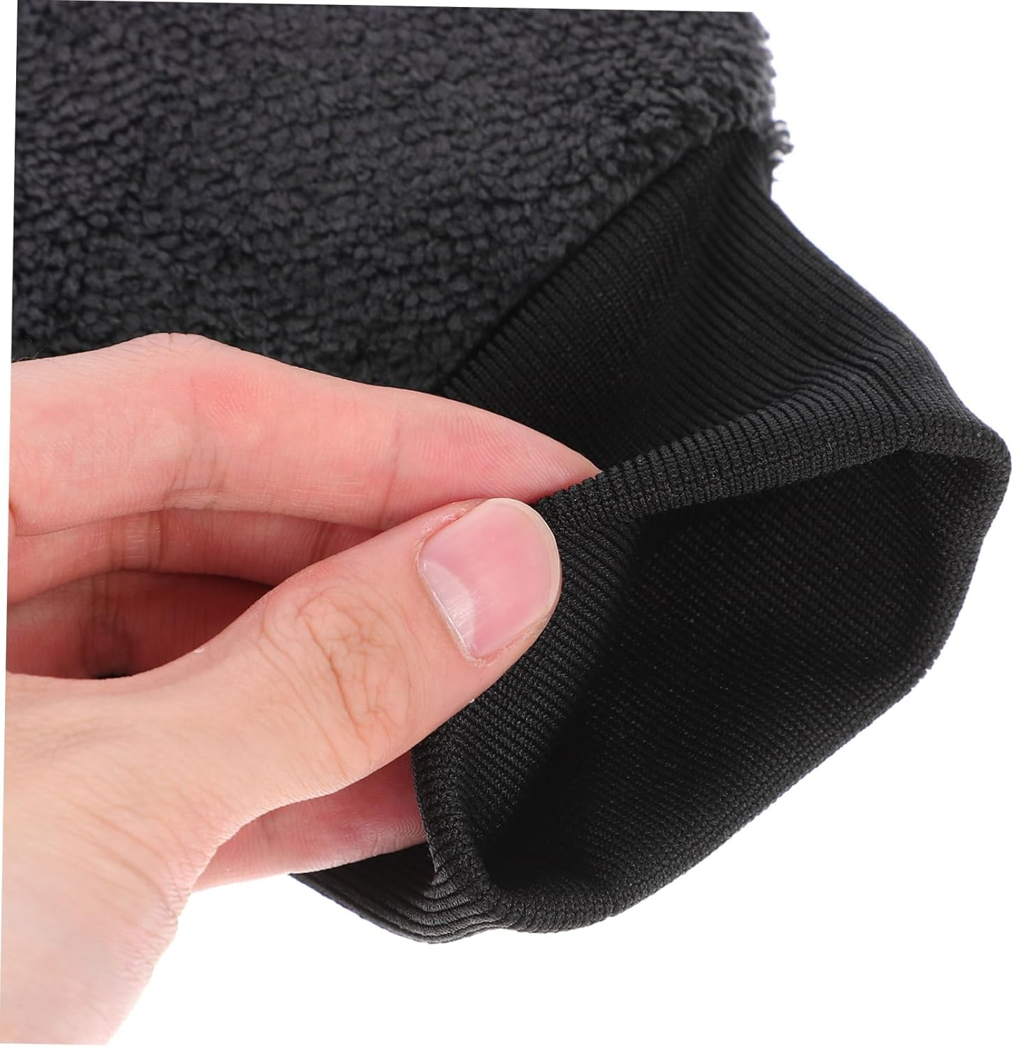 Parliky Car Wash Mitt Double-Sided Microfiber Cleaning Glove Thickened Coral Fleece Large Exterior Wash Mitt for Automotive Detailing and Vehicle Care image number 5