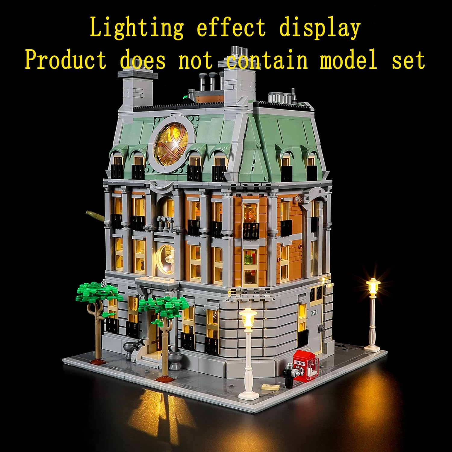 GEAMENT LED Light Kit Compatible with  Sanctum Sanctorum - Lighting Set for Marvel 76218 Building Model ( Set Not Included) image number 3