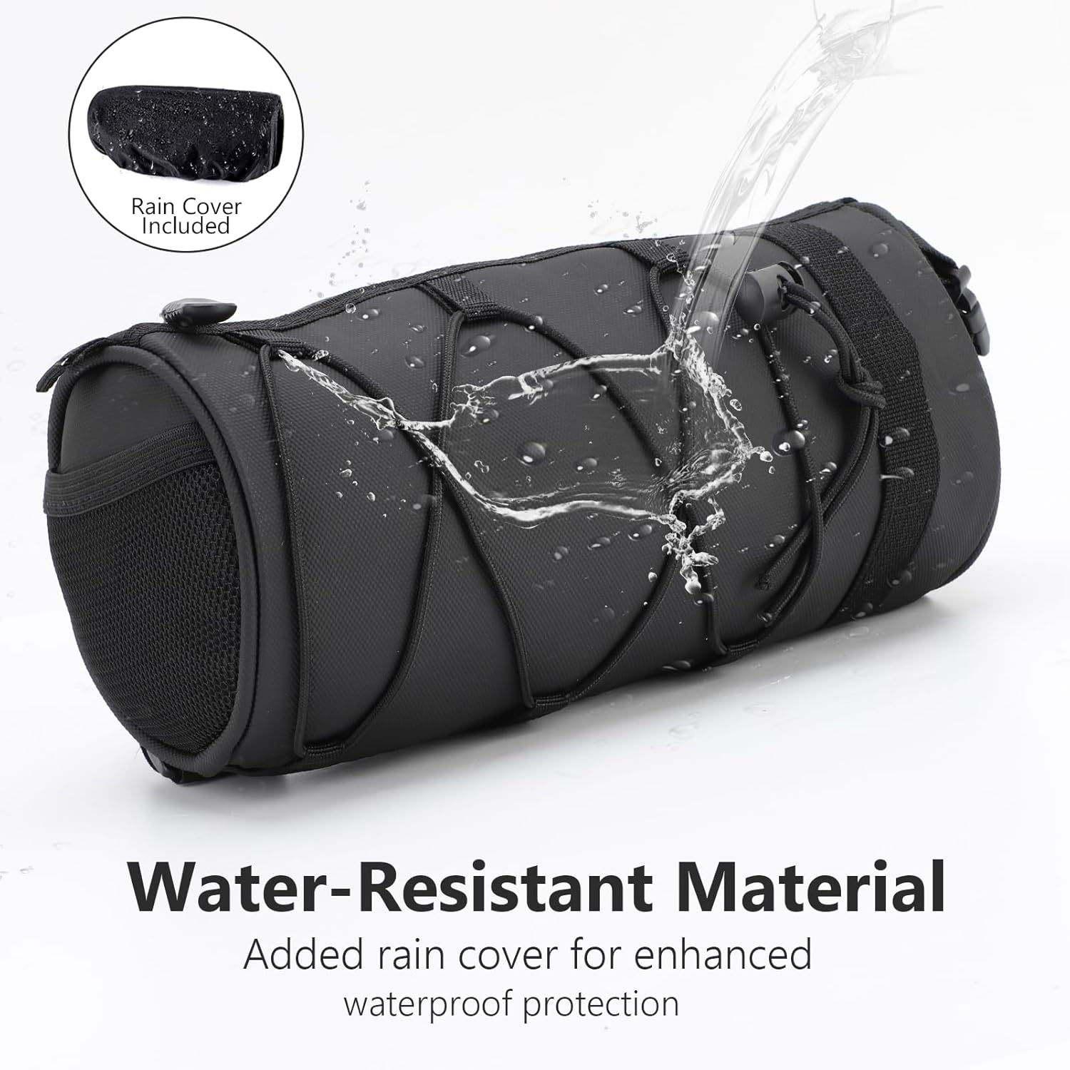 Bicycle Handlebar Bag 2.5L Capacity Multifunctional Waterproof Mountain Bike Front Frame Bag image number 5