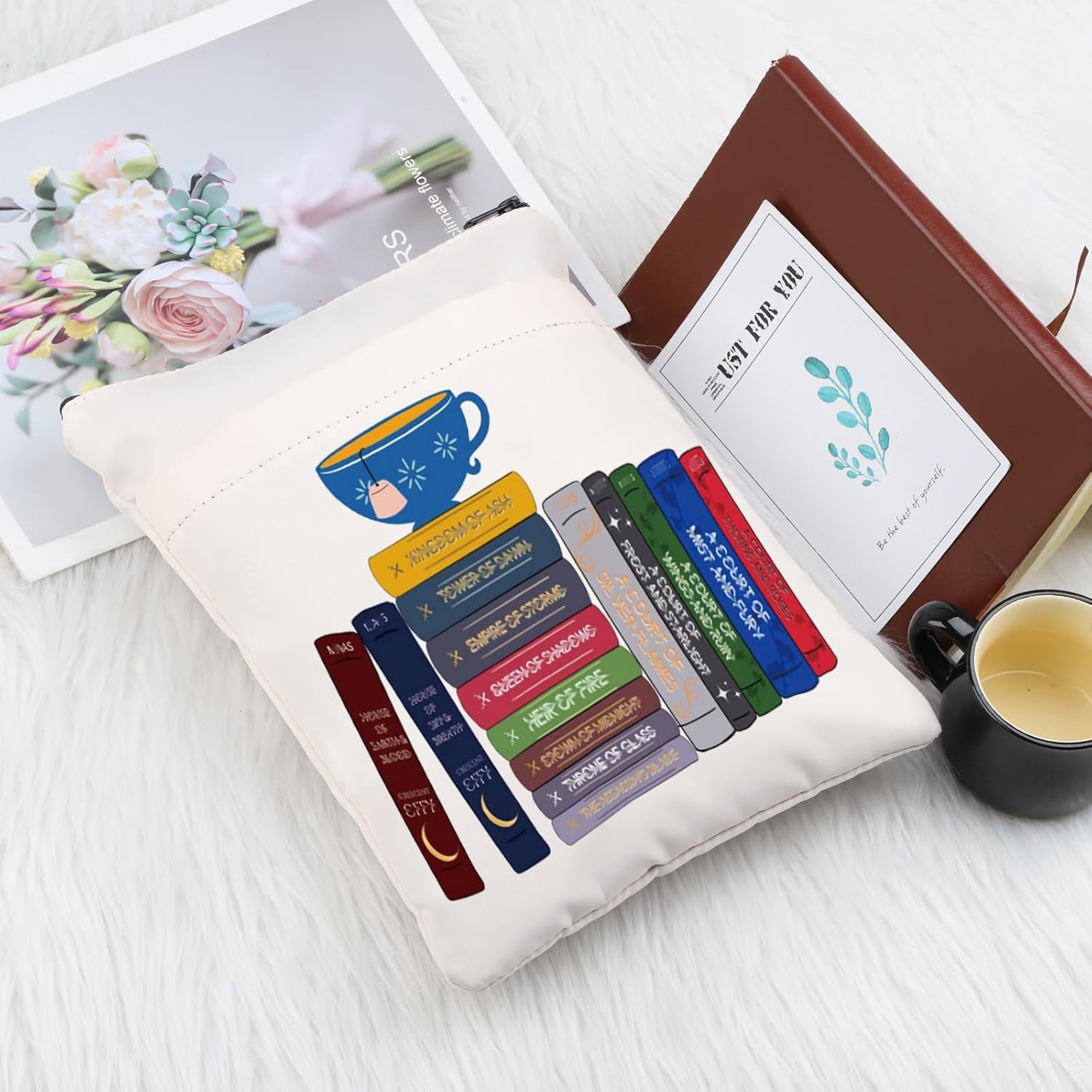 KEYCHIN Velaris City of Starlight Novel Inspired Book Sleeve Booktok Bookbestie Gift Novel Series Book Cover Protector for Bookish Bookaholic (Kingdom of BS) image number 5