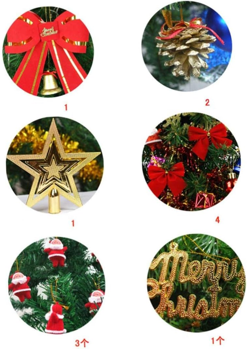 Christmas Tree Tabletop Christmas Decoration Ornaments for Home and Holiday Parties Desktop Festive Decor for Family Gatherings and Celebrations image number 5