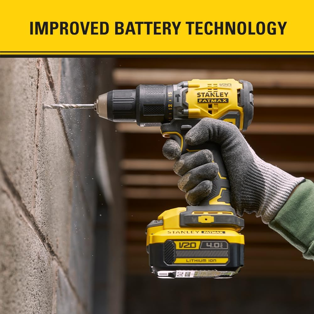 STANLEY FATMAX V20 | 18V 4.0Ah Lithium Battery - State of Charge Indicator, Compact Lithium-Ion Power for All V20 Tools image number 6
