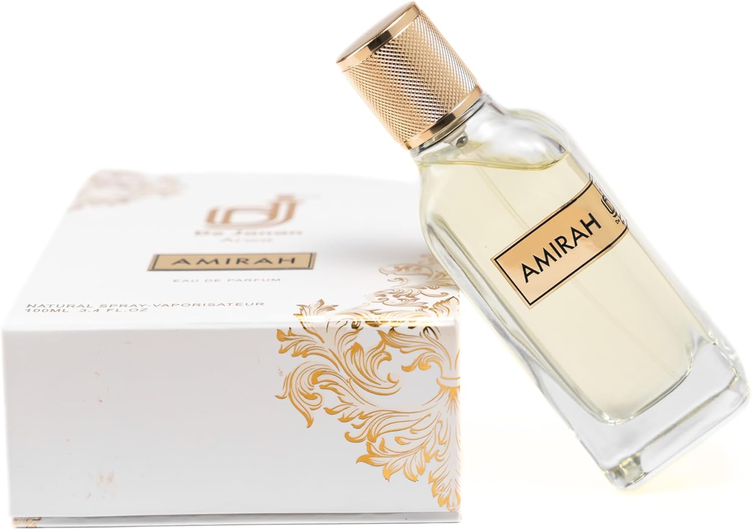 De Janan AMIRAH Eau De Parfum for Women &ndash; a Regal & Captivating Fragrance &ndash; Enchanting Blend of Rose, Jasmine & White Musk &ndash; Long-Lasting, Elegant & Feminine Scent &ndash; 100Ml (Pack of 1) image number 5