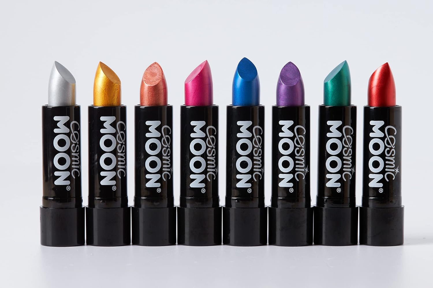 Cosmic Moon - Metallic Lipstick - 5G - for Mesmerising Metallic Lips! - Green - Blue image number 3