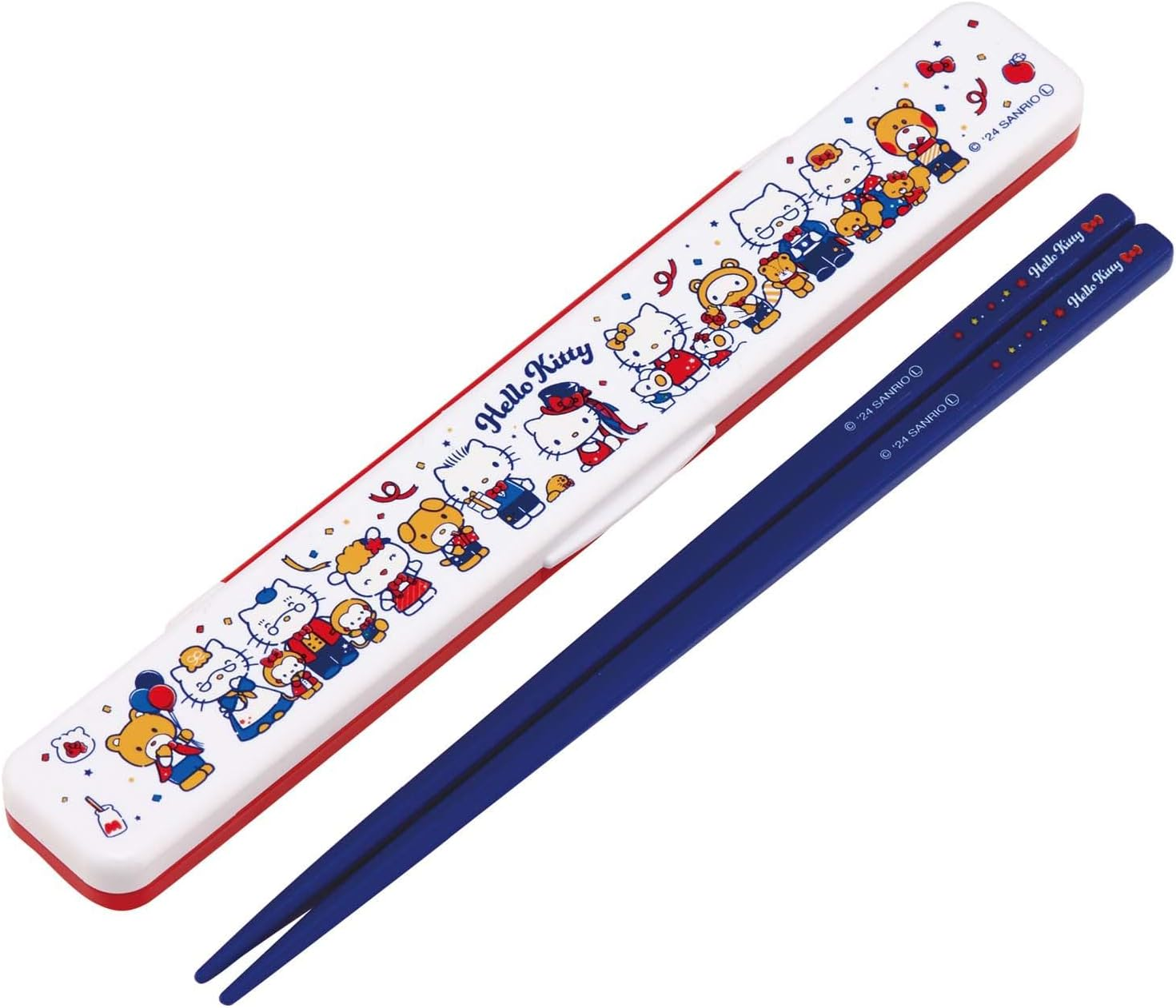 Skater FCN2WAG-A Sealing Container, 16.9 Fl Oz (500 Ml), 2P, Antibacterial Storage Container, Sanrio Hello Kitty, Always, Side Dish Container, Made in Japan