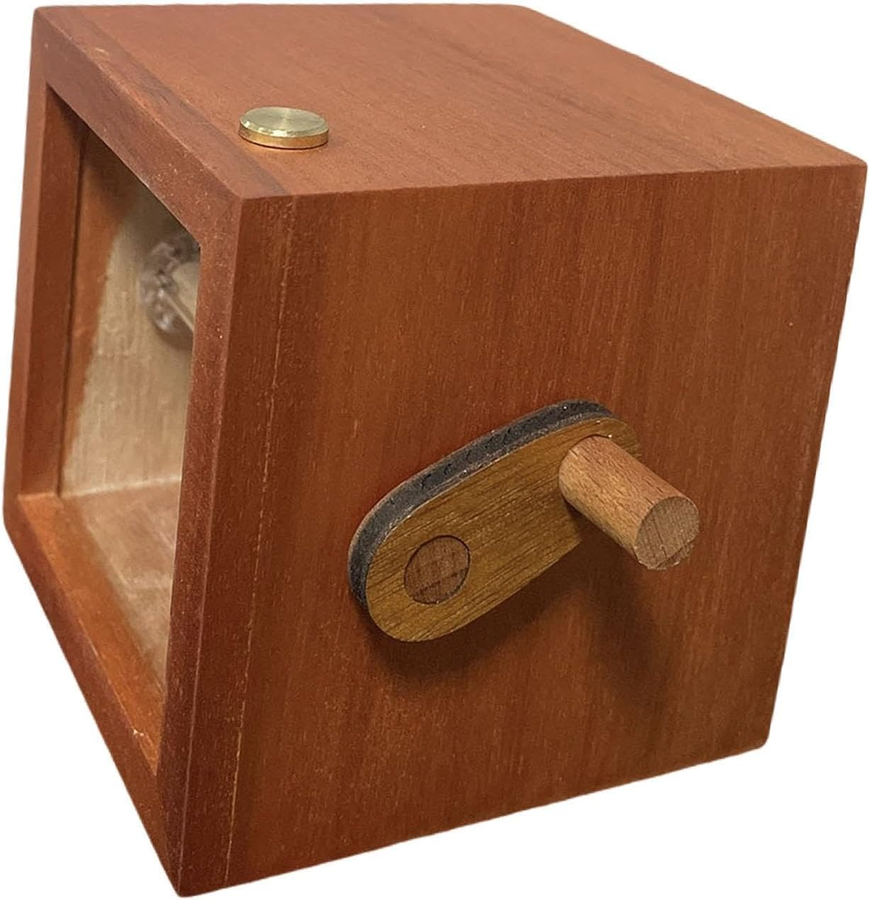 Photo Album Flipbook Hand Crank Photo Animation Machine Image for Wedding, Brown