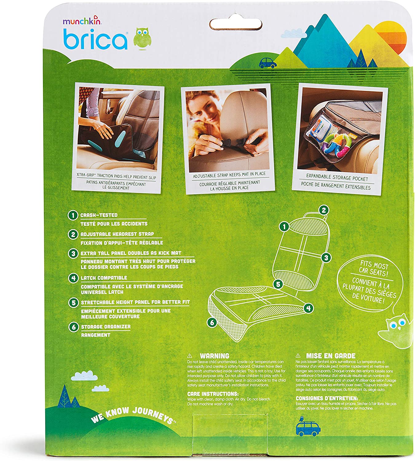 Brica Seat Guardian with Xtra-Grip Traction Pads, Grey