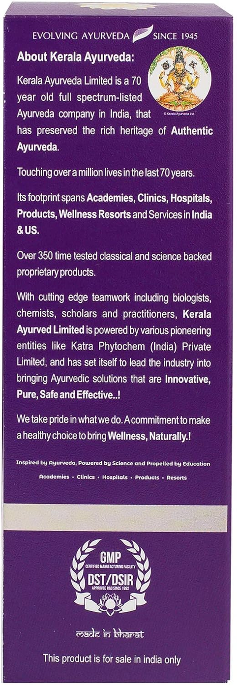 Kerala Ayurveda Neelibringadi Keram with Bhringraj, Neeli, Amla | Ayurvedic Hair Oil That Reduces Hair Fall and Boosts Hair Growth | 200 Ml (Pack of 2) image number 2