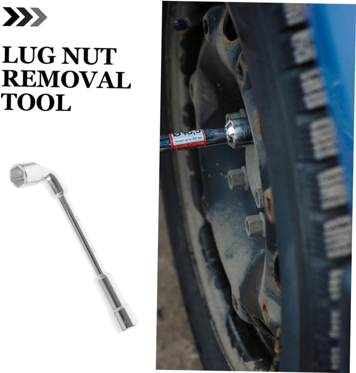 COSMEVIVI Multifunction Tire Valve Stem Tool Shaped Socket Wrench Wheel Alignment Tool Automotive Wrench image number 1